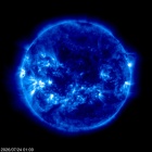 Click for time-lapse image of the sun